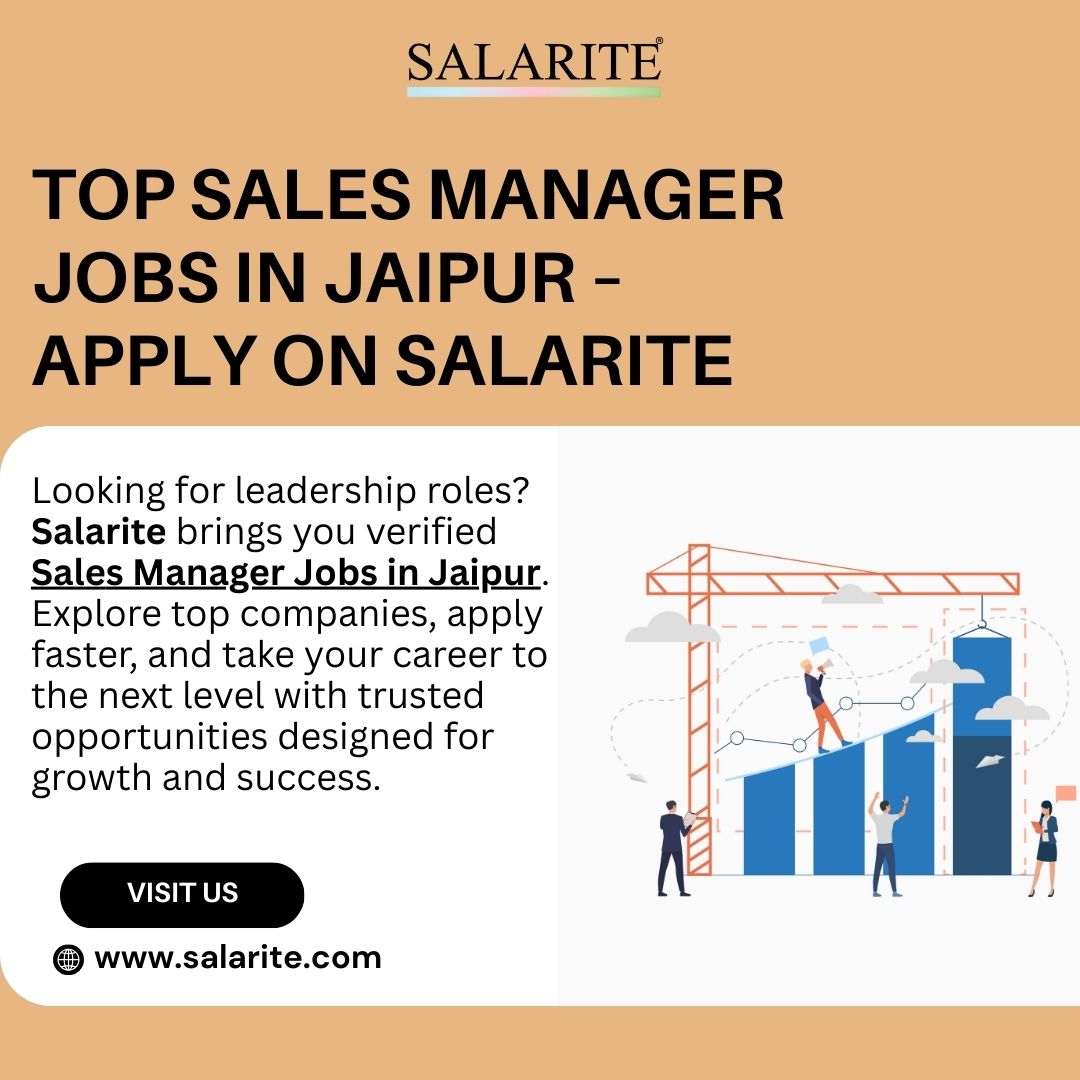Top Sales Manager Jobs in Jaipur – Apply on Salarite